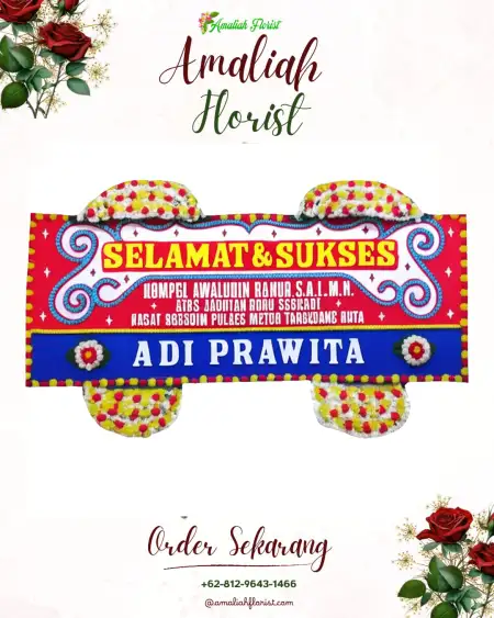 Papan Bunga Ucapan Selamat Suryodiningratan